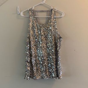 Free People Sequin Top size M
